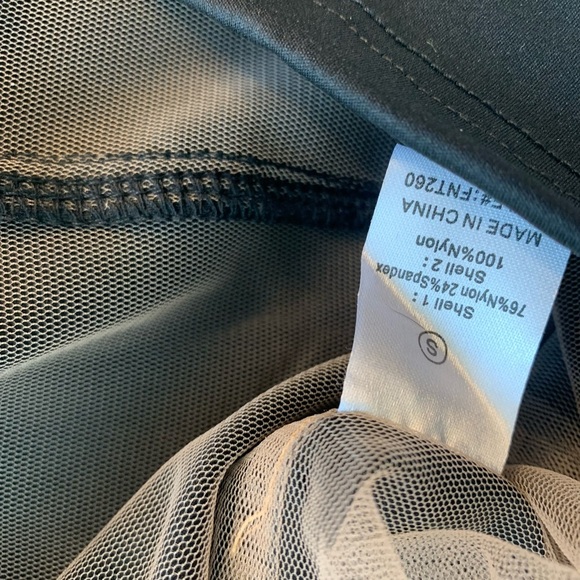 Fashion Nova Black Mesh Bodycon Mini Dress Sheer Panel Stretch Size Small - Picture 10 of 10